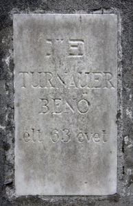 Turnauer Benö
<br />élt 63 évet