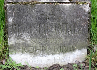 Deutsch Antalné
<br />született Kohn Lina
<br />1837-1920