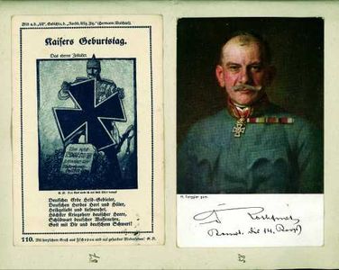 57 - Voščilnica ob rojstnem dnevu nemškega cesarja
58 - Slika pehotnega generala