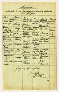 Seznam izseljenskih in popotnih pisarn v Kolodvorski ulici in bližnji okolici leta 1914.