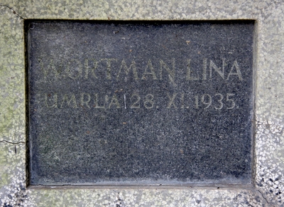 Wortman Lina
<br />umrla 28. XI. 1935