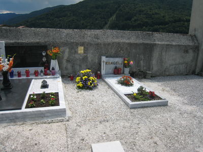 Spominska plošča Dominiku Užbetu na pokopališču v Ročinju (D2492)