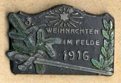 Vojaški znak - Božič na bojišču 1916 (Wehnachten im Felde 1916)