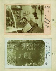 81 - Narednik Pomej v kaverni, Selo, 16.1.1916
82 - Kapelnik Makovec na Krasu, Selo, 3.2. 1916
