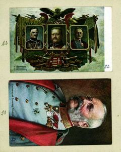 22 - Razglednica s portreti vojskovodij centralnih sil
23 - Razglednica s portretom vrhovnega poveljnika avstro-ogrske vojske FeldmaršalaErzherzoga Friedricha
