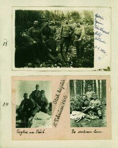 83 - Prestorjevi tovariši na Krasu, Selo, 3.2. 1916
84 - Prestor s tovariši na Krasu, 15.2. 1916