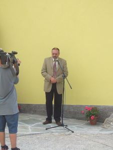 Govori Andrej Maffi, župan občine Kanal ob Soči (D804)